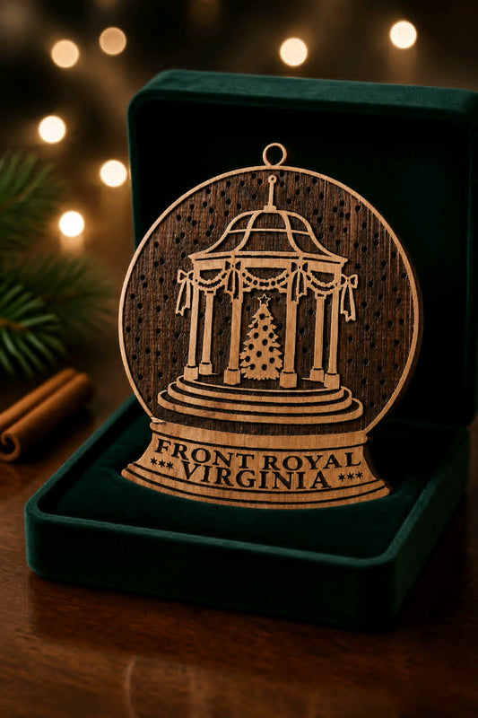 Front Royal Gazebo Snow Globe Ornament - Dusty's Country Store