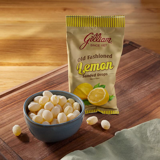 Gilliam Old Fashioned Lemon Flavored Sanded Drops - Dusty's Country Store