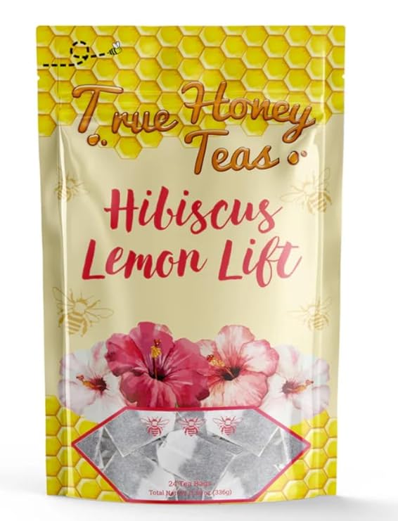 True Honey Teas Hibiscus Lemon Lift - 24 Pack - Dusty's Country Store