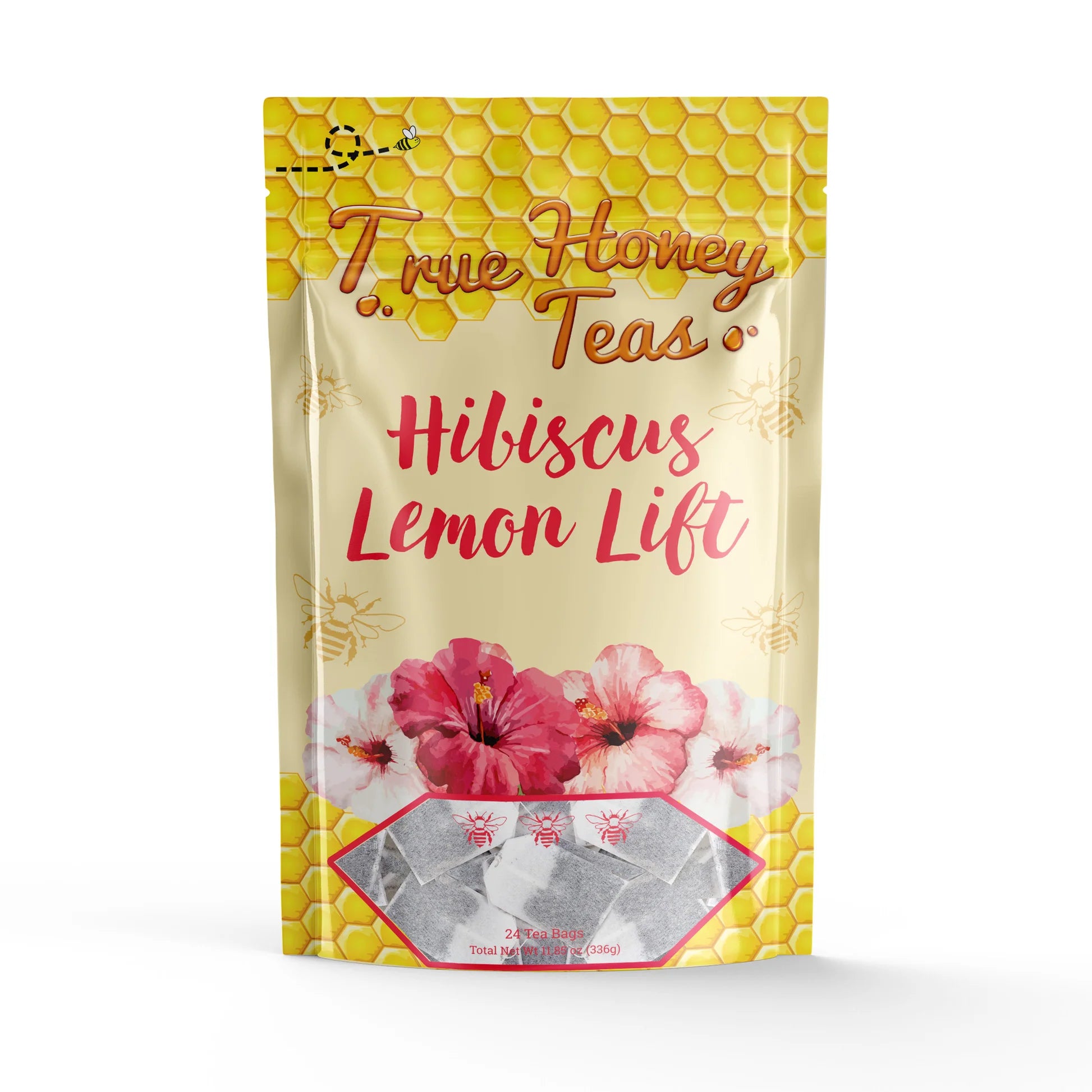 True Honey Teas Hibiscus Lemon Lift - 12 Pack - Dusty's Country Store