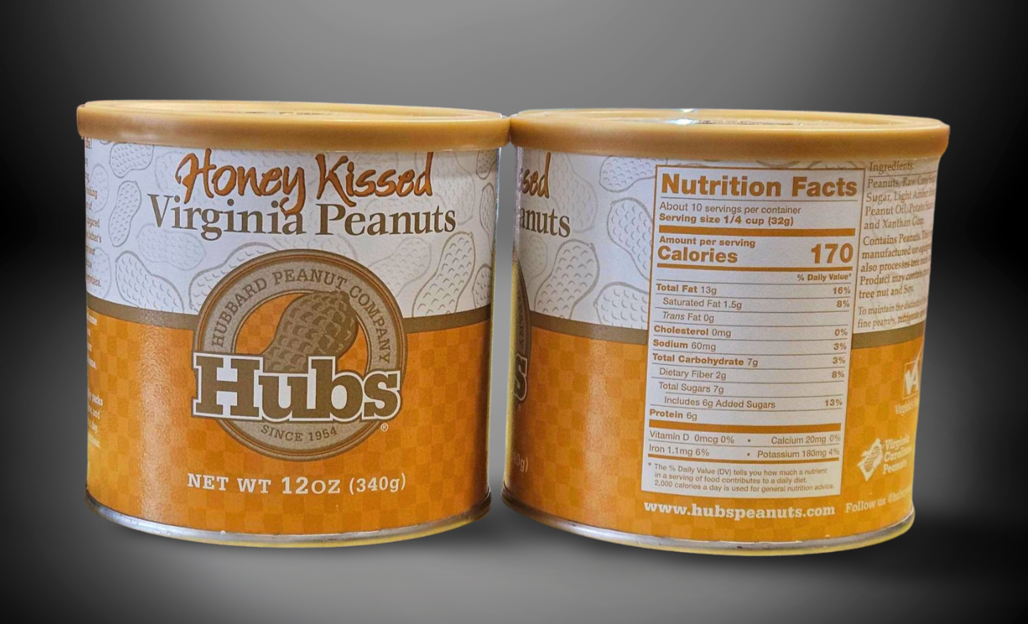 Hubs Honey Kissed Virginia Peanuts 12 OZ - Dusty's Country Store