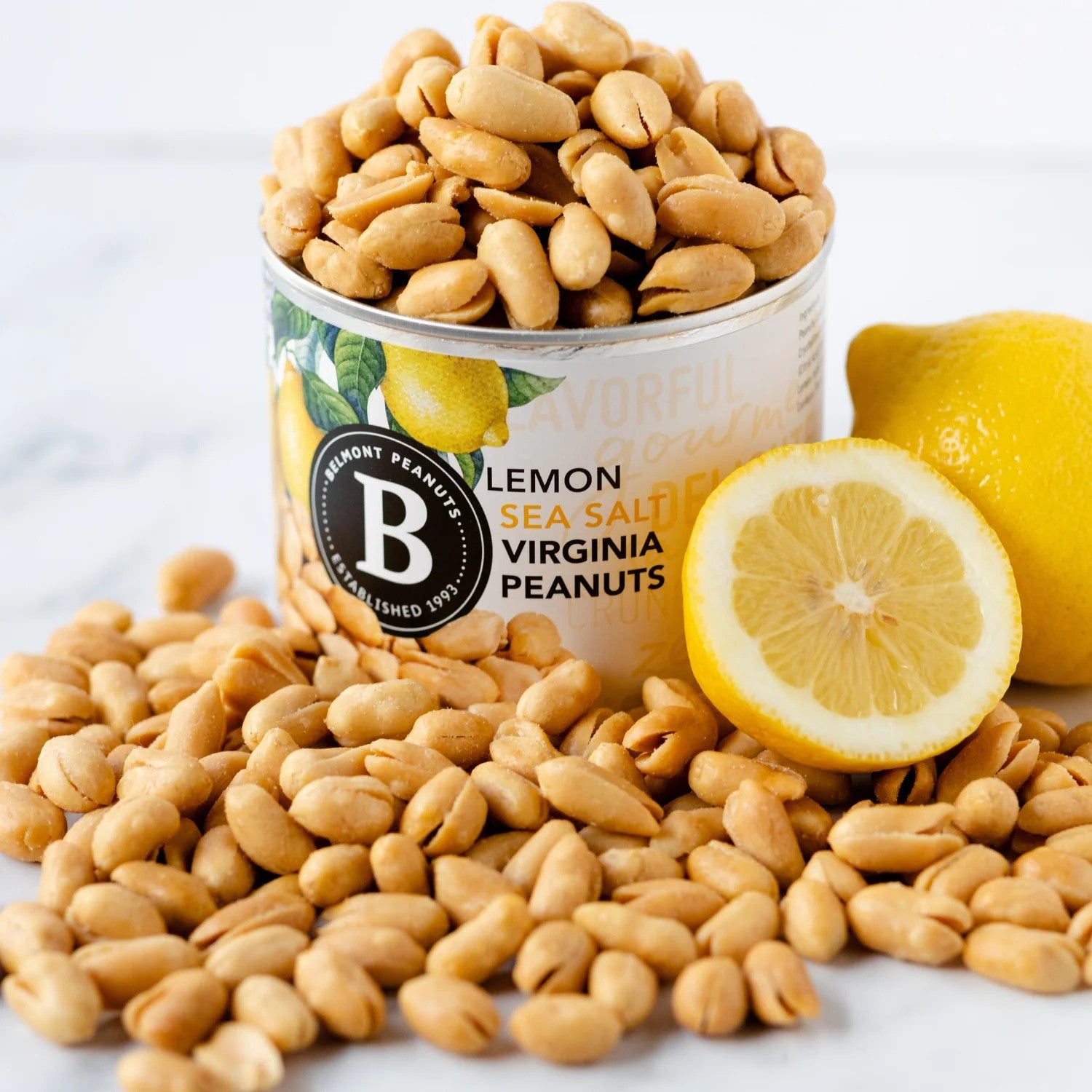 Belmont Lemon Sea Salt Peanuts 10 OZ - Dusty's Country Store
