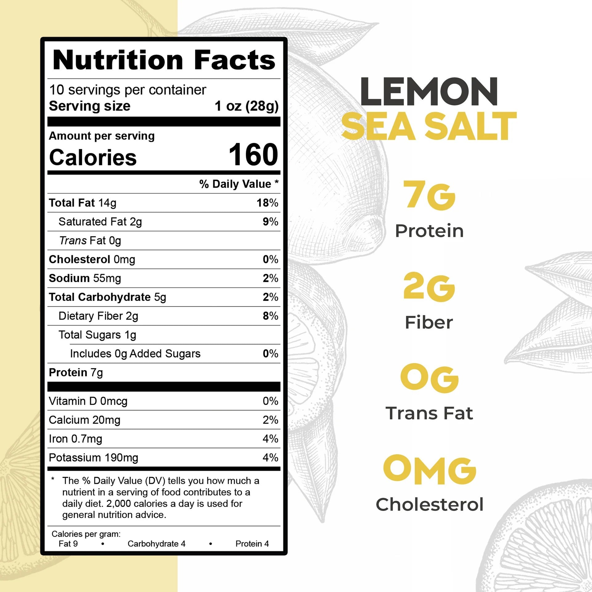 Belmont Lemon Sea Salt Peanuts 10 OZ - Dusty's Country Store