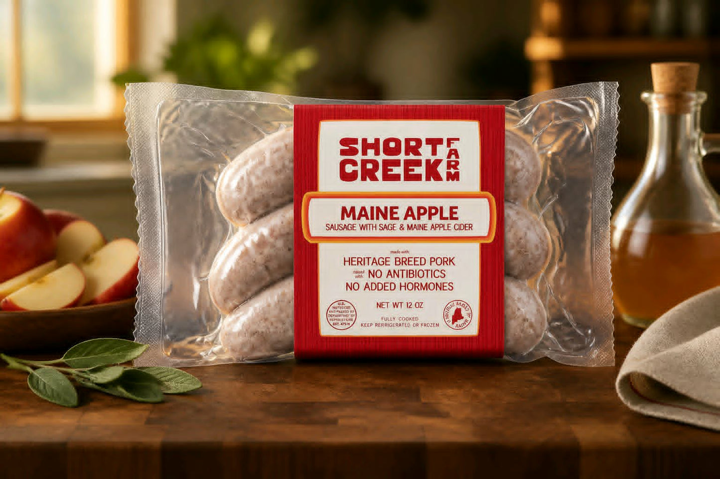 Maine Apple Sausage - Dusty's Country Store