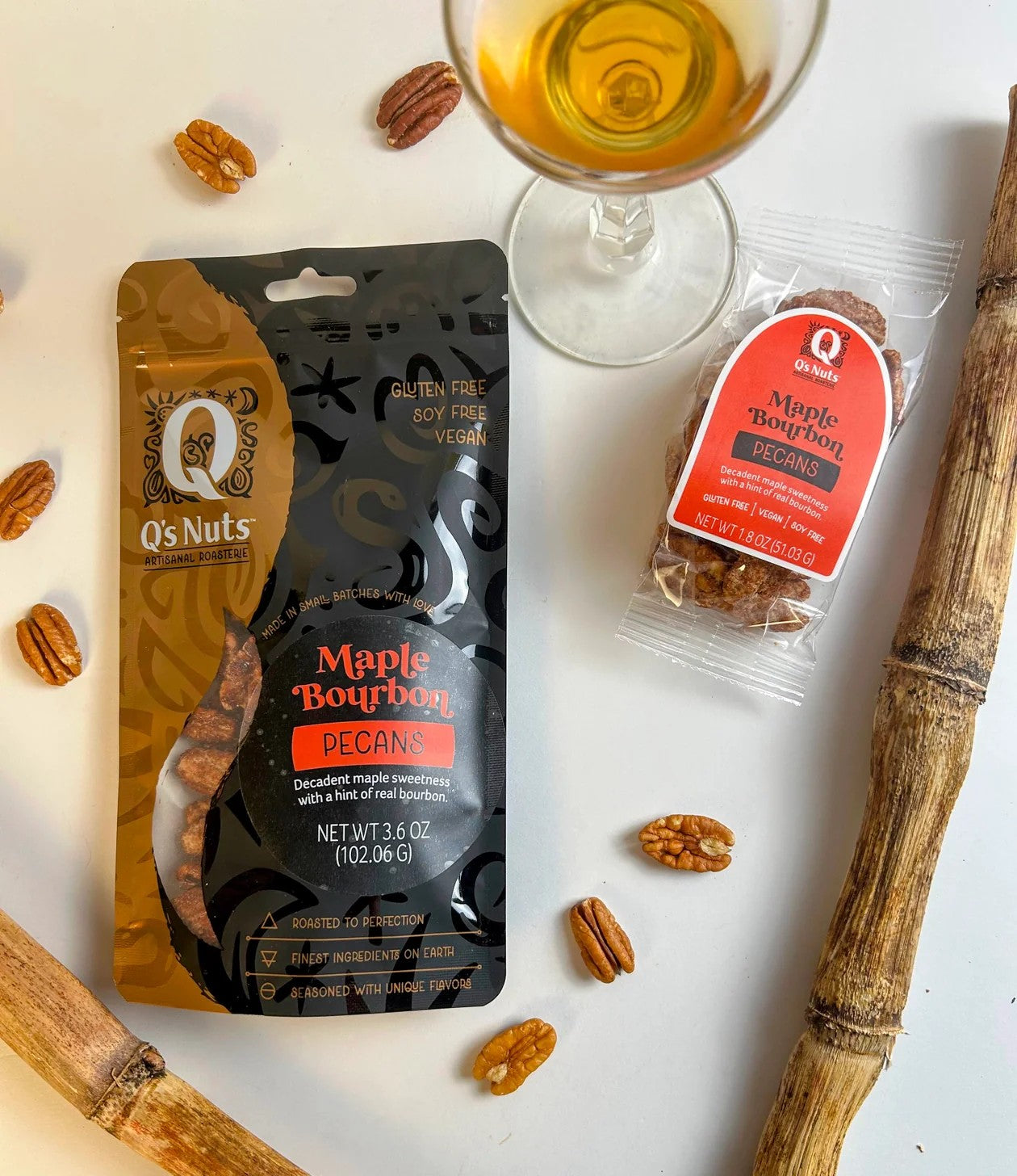 Maple Bourbon Pecans - Dusty's Country Store