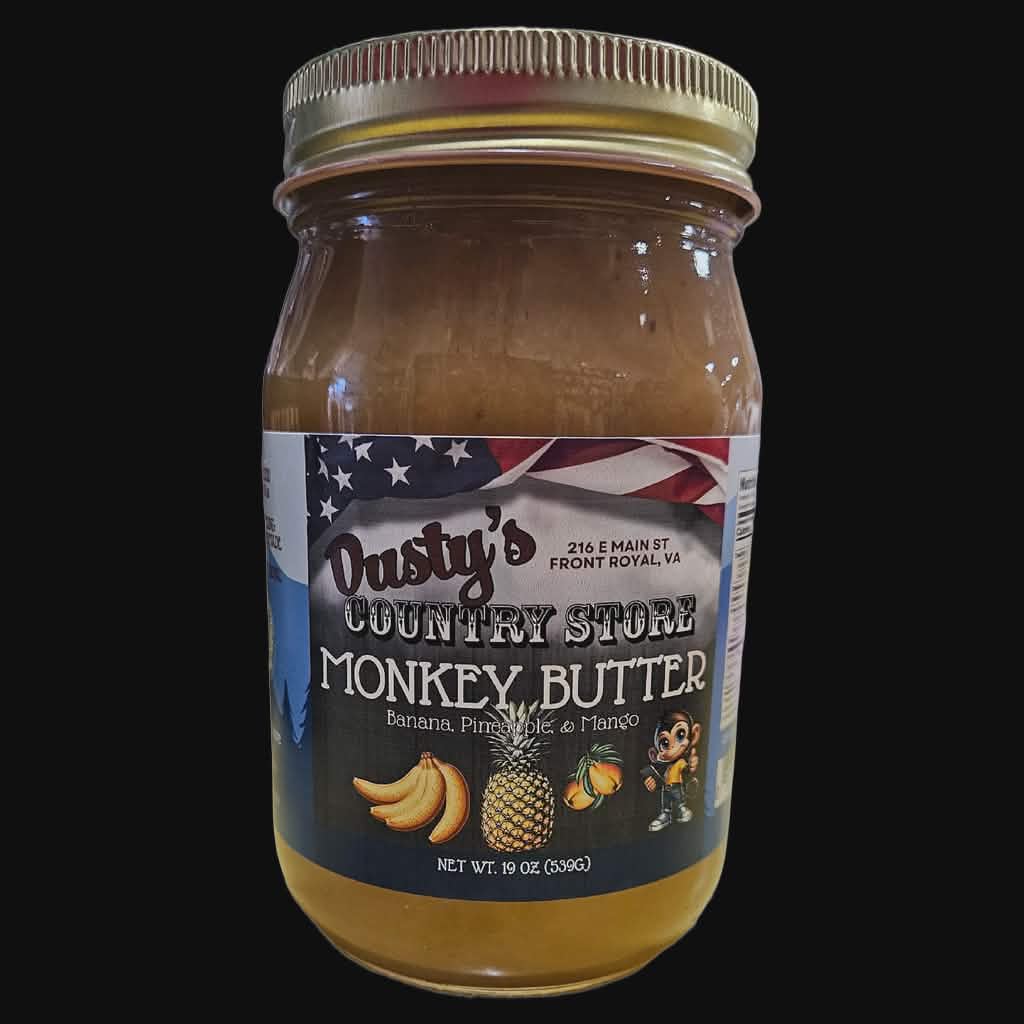 Dusty's Monkey Butter – 19 OZ - Dusty's Country Store