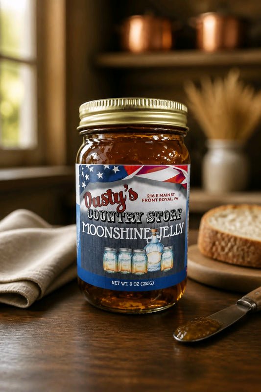 Dusty's Country Store Moonshine Jelly 9 OZ - Dusty's Country Store