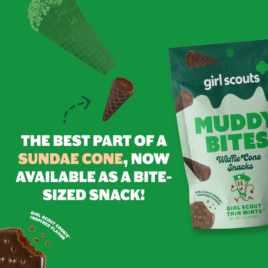 Muddy Bites Girl Scout Thin Mints 2.33 OZ - Dusty's Country Store