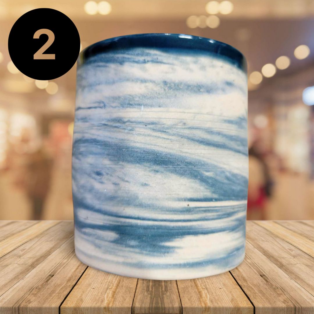 Four Elements Pottery Agateware Tumblers - Dusty's Country Store