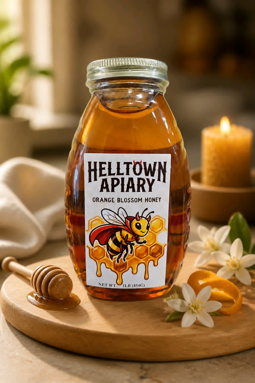 Orange Blossom Honey – 1LB - Dusty's Country Store