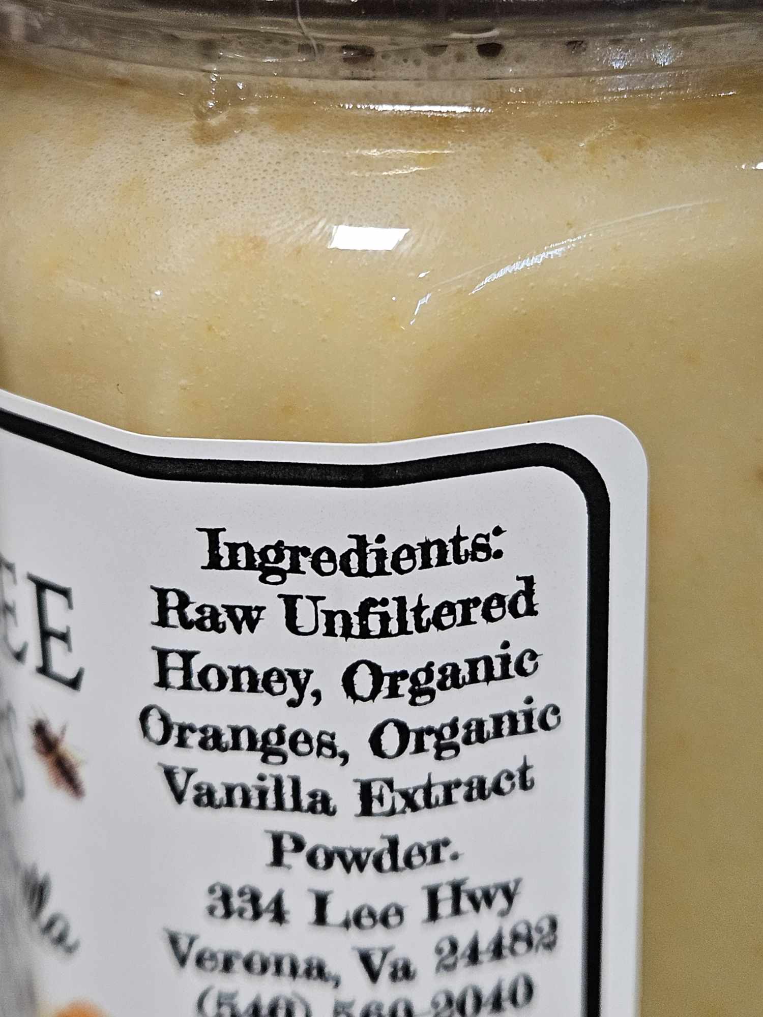 Gentle Bee Apiaries Raw Orange Vanilla Creamed Honey 9OZ - Dusty's Country Store