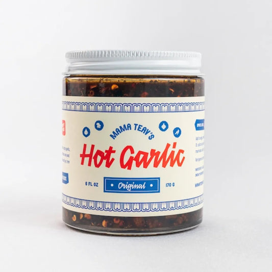 Mama Teav's Hot Garlic Chili Crisp - Dusty's Country Store