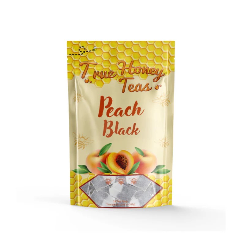 True Honey Teas Peach Black Tea - 12 PK - Dusty's Country Store
