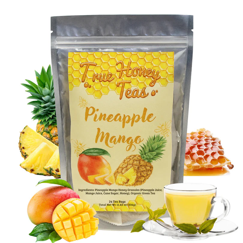 True Honey Tea - Pineapple Mango Green Tea 24-PK - Dusty's Country Store