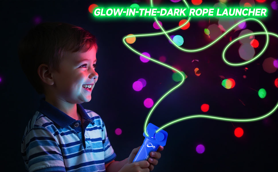 Toy Roping Shoot Lasso String Shooter Loop Toy Handheld Zip Rope Launcher Propeller Toy ...