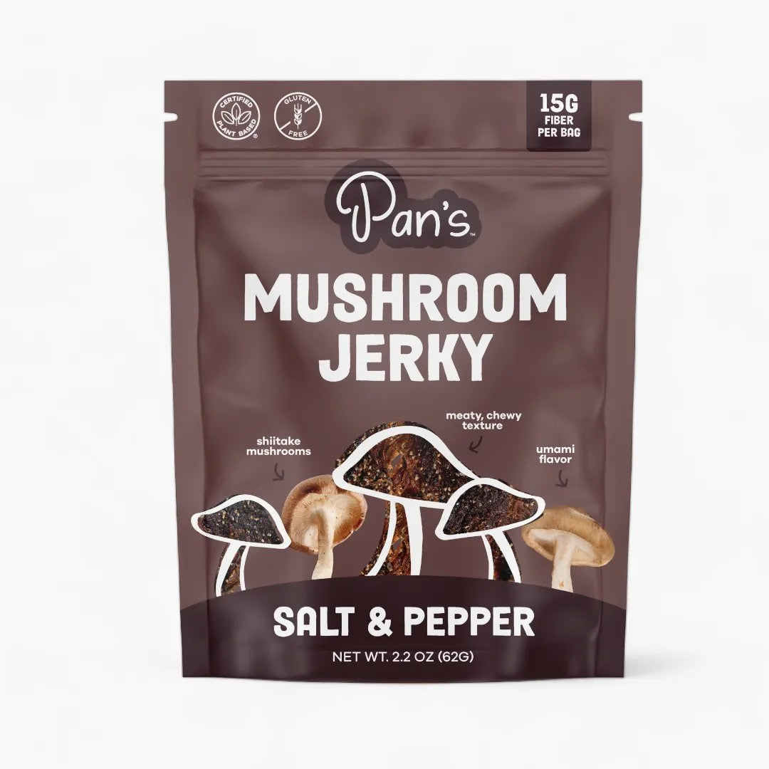 Pan's Mushroom Jerky - Salt & Pepper - Dusty's Country Store