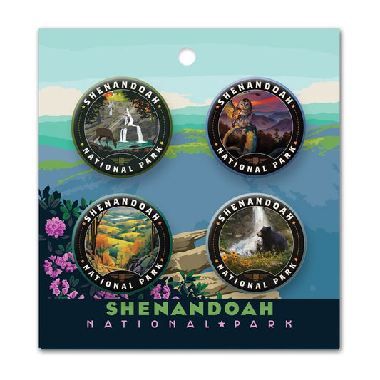 Shenandoah NP Button PK of 4 - Dusty's Country Store