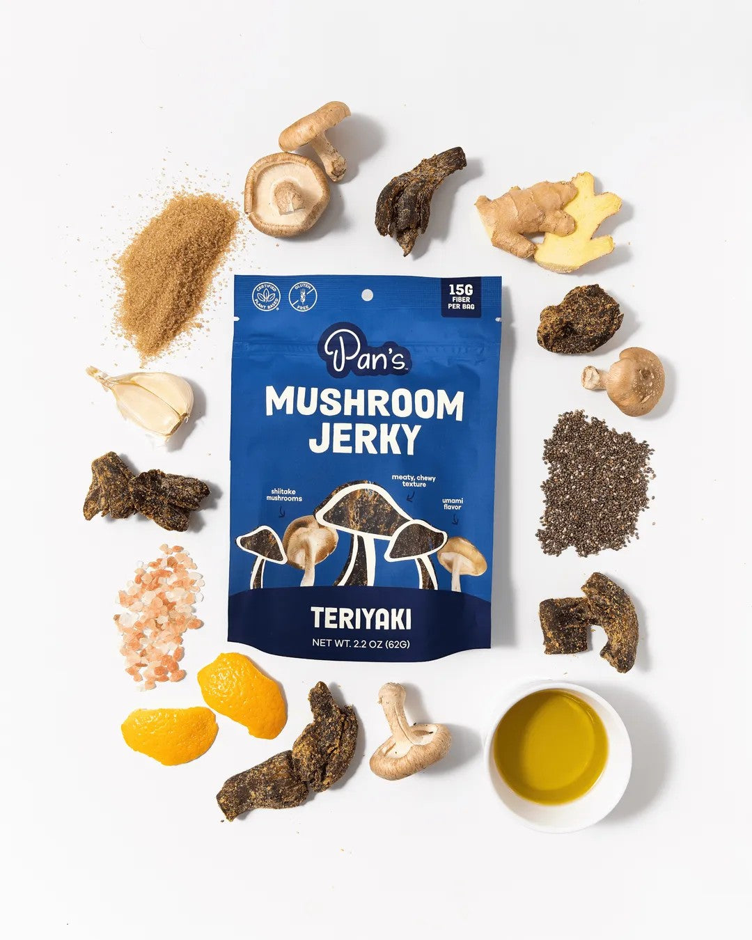 Pan's Mushroom Jerky - Teriyaki - Dusty's Country Store