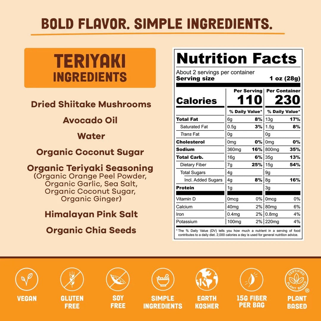 Pan's Mushroom Jerky - Teriyaki - Dusty's Country Store