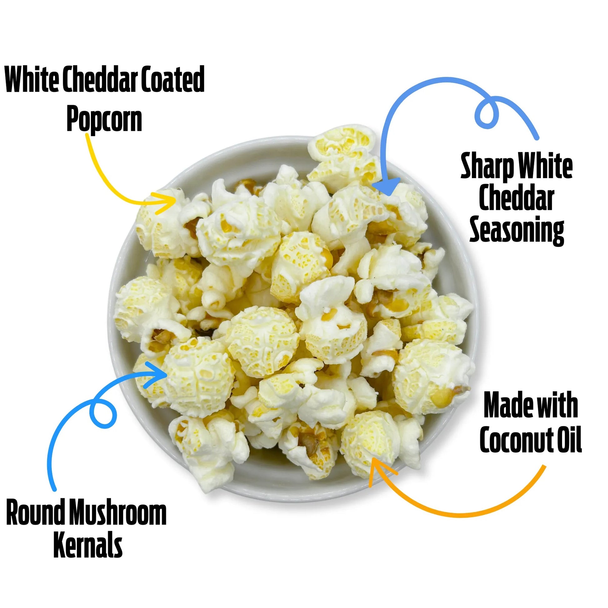 Bigfoot White Cheddar Popcorn - Dusty's Country Store