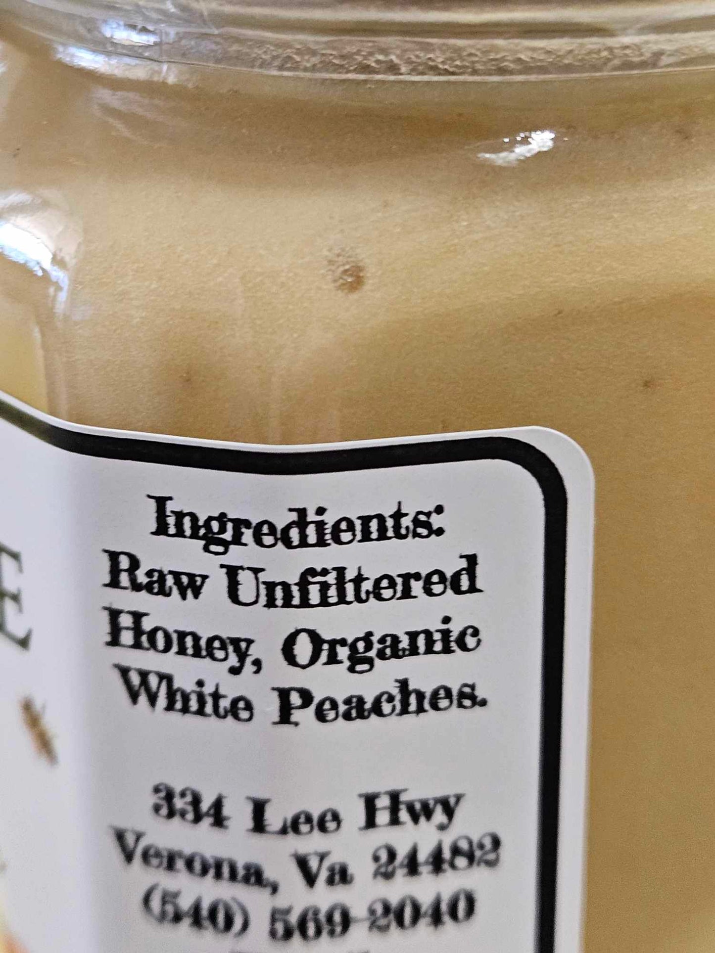 Gentle Bee Apiaries Raw White Peach Creamed Honey 9OZ - Dusty's Country Store